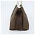 Borsa a mano BURBERRY in nylon marrone argento autentica mr2204 - vista 4