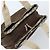 Borsa a mano BURBERRY in nylon marrone argento autentica mr2204 - vista 6