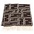 FENDI Sciarpa in Tela Zucca Lana Avorio Marrone Auth 174421A Crudo