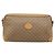 Gucci Borsa a Spalla Micro GG Supreme PVC Beige Oro Auth ka3521 D'oro - vista 2