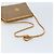 Gucci Borsa a Spalla Micro GG Supreme PVC Beige Oro Auth ka3521 D'oro - vista 7