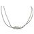 Autre Marque Collana a nodo centrale in doppia corda TIFFANY&Co. in argento Ag925 Auth am11156SAM
