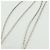 Autre Marque Collana a nodo centrale in doppia corda TIFFANY&Co. in argento Ag925 Auth am11156SAM - vista 4