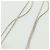 Autre Marque Collana a nodo centrale in doppia corda TIFFANY&Co. in argento Ag925 Auth am11156SAM - vista 8