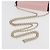 Borsa a spalla a catena Cartier in pelle rosa e oro Auth 167176SM D'oro - vista 7