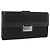 Christian Dior Trotter Canvas Lange Geldbörse Schwarz Silber Auth YKZ413A