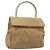PRADA Borsa a mano in nylon beige oro Auth bs34269 D'oro