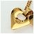 Collana a forma di cuore CHANEL metallo dorato CC Auth YKZ408M - vista 10