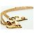 Collana a forma di cuore CHANEL metallo dorato CC Auth YKZ408M - vista 14
