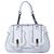 Bolsa de Ombro Fendi com Fivela Branco