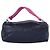 Borsa a spalla in pelle nappa nera e rosa Prada Fuschia - vista 3