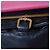 Borsa a spalla in pelle nappa nera e rosa Prada Fuschia - vista 5