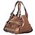 Borsa Mahala in pelle metallica marrone Jimmy Choo - vista 2