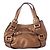 Borsa Mahala in pelle metallica marrone Jimmy Choo - vista 3