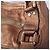 Borsa Mahala in pelle metallica marrone Jimmy Choo - vista 6