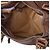 Borsa Mahala in pelle metallica marrone Jimmy Choo - vista 9
