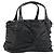 Borsa a mano in pelle nera e argento di BURBERRY Auth ka3537 Nero