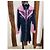 Kenzo Paris Navy & Pink Western-Stil Kleid – Größe S - Ansicht 3