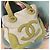 Borsa in tela Chanel con manici a contrasto - vista 6