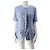 Giacca in lino blu a pois Christian Dior