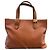 Borsa in pelle Burberry in marrone ricco