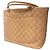 2005 Chanel Cambon Beiger Lammleder gesteppte Double C Handtasche - Ansicht 4