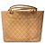 2005 Chanel Cambon Beiger Lammleder gesteppte Double C Handtasche - Ansicht 5
