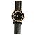 Orologio Bulgari nero con cinturino in pelle - vista 2
