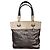 Borsa in pelle grigia e beige Chanel 2006
