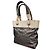 Borsa in pelle grigia e beige Chanel 2006 - vista 4