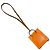 Hermès Mini charm Arancione Hermes in pelle arancione e marrone - vista 4