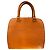 Borsa a mano in pelle Epi marrone Louis Vuitton