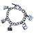 Bracciale in argento Hermès "La Ronde des Sacs"