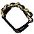 Bracciale in Catena e Pelle CHANEL in Nero - vista 5