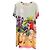Moschino Sky Blue Dress with Multicolor Patterns