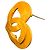 Timeless Spilla a forma di cuore Chanel in oro - vista 2