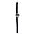 Montre Bulgari en cuir noir