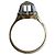 Autre Marque Anello "Solitaire" in oro giallo e bianco 18K - vista 2