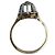 Autre Marque Anello "Solitaire" in oro giallo e bianco 18K - vista 3