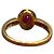 Autre Marque Anello Pompadour degli anni '60 in oro giallo 18K - vista 3