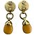 Timeless Orecchini vintage gialli Chanel con pietra 1998 - vista 3