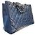 Timeless Borsa GST in caviar blu Chanel 2012 - vista 4