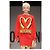 Rotes McDonald's Moschino Pulloverkleid 2014 - Ansicht 2