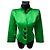 Giacca in satin verde Yves Saint Laurent