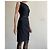 Vestido ajustado negro sin mangas de dos materiales talla 34-36 Pinko - vista 13