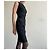 Vestido ajustado negro sin mangas de dos materiales talla 34-36 Pinko - vista 14