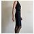 Vestido ajustado negro sin mangas de dos materiales talla 34-36 Pinko - vista 17