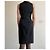 Vestido ajustado negro sin mangas de dos materiales talla 34-36 Pinko - vista 19