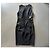 Vestido ajustado negro sin mangas de dos materiales talla 34-36 Pinko - vista 5