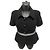 Top péplum negro Balenciaga (circa F/W2006 por Nicolas Ghesquière)